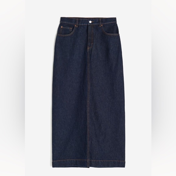 H&M Long Denim Skirt - Picture 1 of 7